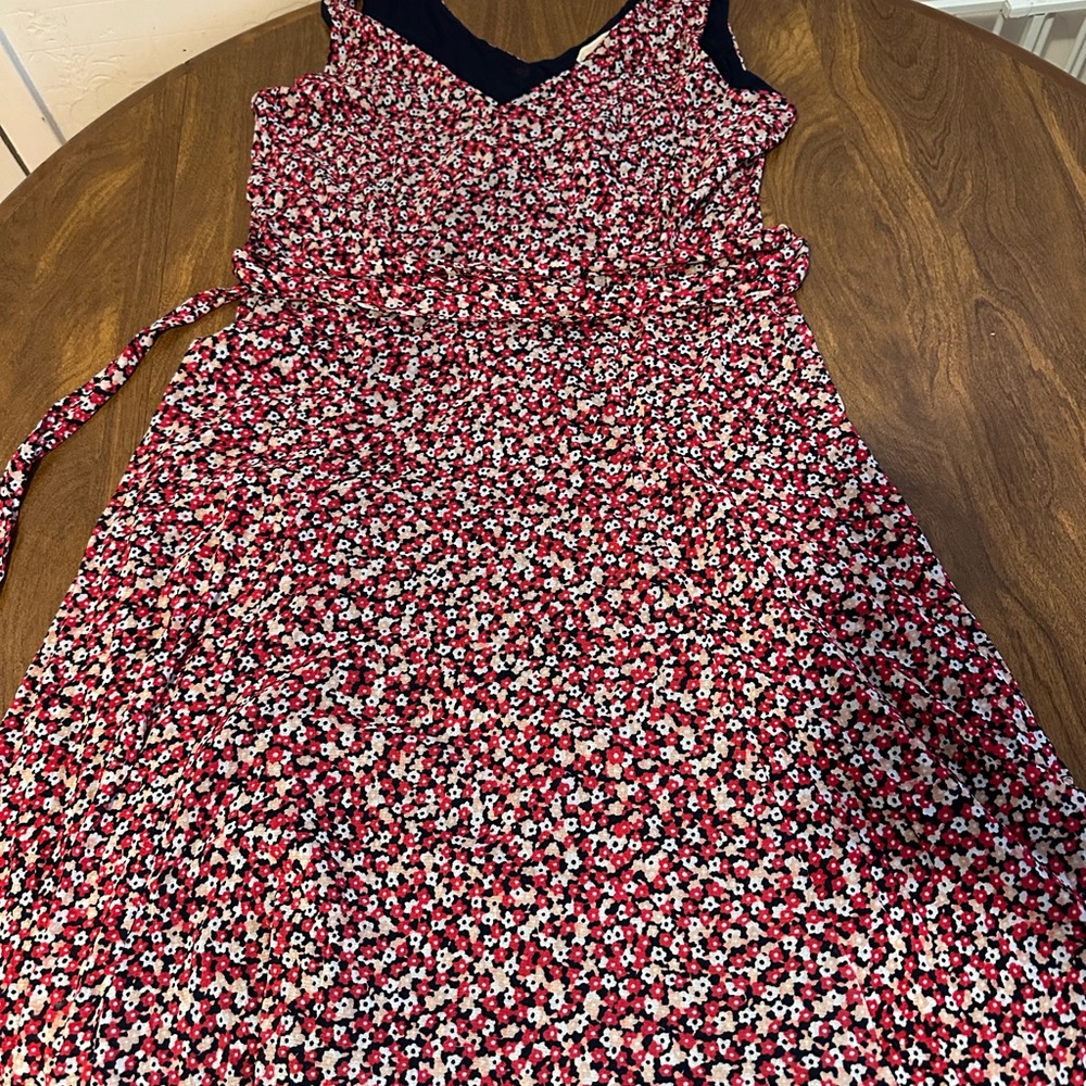 Michael Kors Red Floral Sleeveless Dress size 1X